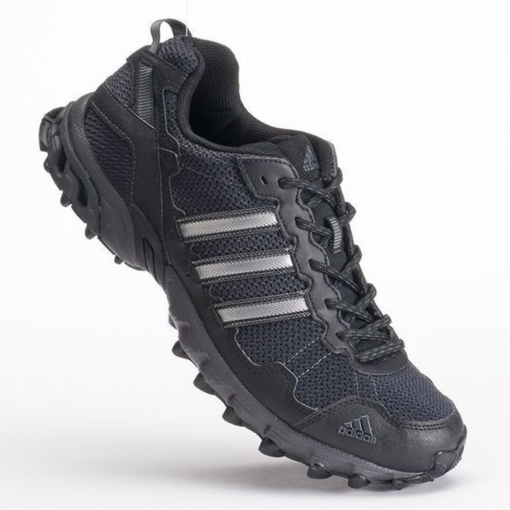 ADIDAS ROCKADIA TRAIL RUNNING SHOES, MENS  9 1/2 .